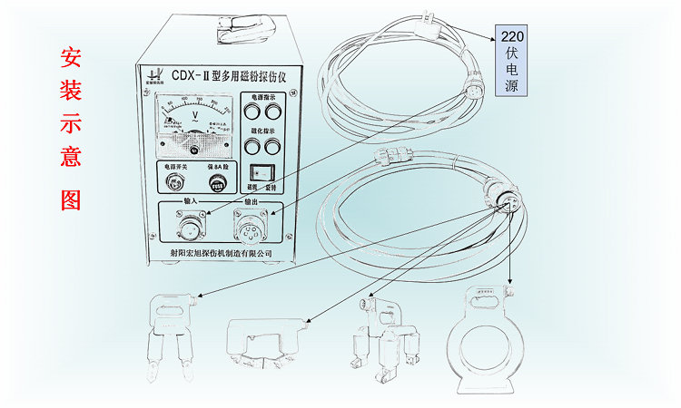 CDX-2型交流多用夜色资源网站安裝圖示